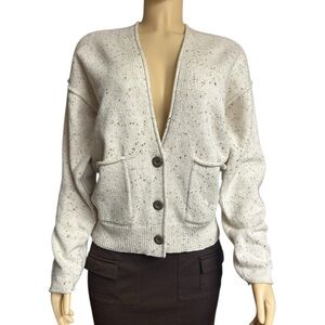 Universal Thread Women’s Cream Speckled Cardigan